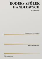 Okładka książki Kodeks spółek handlowych Komentarz w.1/2020