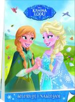 Okładka książki KRAINA LODU KOLORUJĘ I NAKLEJAM