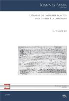 Okładka książki Litaniae de omnibus Sanctis