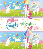 Okładka książki Magiczne jednorożce. Znajdź różnice