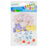 Opakowanie NAKLEJKI FILC KRÓLIK MARCHEWKA 24 SZTUKI