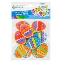 Opakowanie NAKLEJKI FILC PISANKI 12 SZTUK