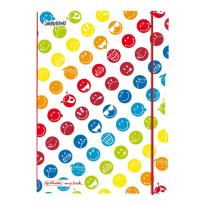 Okładka książki Notatnik A5/40 kratka My Book Flex Smileyworld Rainbow