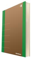 Opakowanie NOTATNIK DONAU LIFE ORGANIZER 80 KARTEK ZIELONY 165X230MM