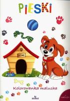 Okładka książki PIESKI KOLOROWANKA MALUCHA