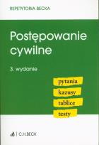 Okładka książki Postępowanie cywilne. Pytania. Kazusy. Tablice.