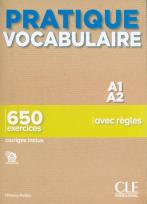 Okładka książki Pratique Vocabulaire - Niveau A1-A2 - Livre + Corrigés