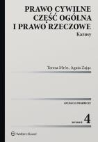 Okładka książki Prawo cywilne Część ogólna i prawo rzeczowe