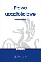 Okładka książki PRAWO UPADŁOŚCIOWE WYD. 33