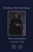 Okładka książki Pro memoria T.7 1960