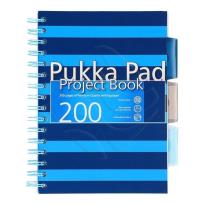 Opakowanie Project Book Navy B5/100K kratka (3szt) PUKKA