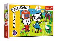 Opakowanie Puzzle 30 Przygody Kici Koci TREFL