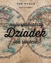 Opakowanie Tabliczka dekoracyjna mapy Najwspanialjszy dziadek