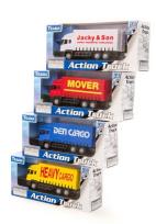 Opakowanie Teama ciężarówka Scania żółta 1:87