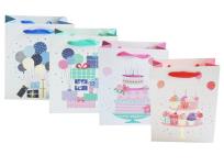 Opakowanie Torebka ozdobna płaska pionowa duża Urodziny