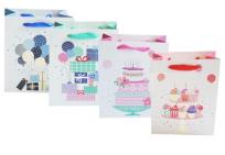 Opakowanie Torebka ozdobna płaska pionowa mała Urodziny