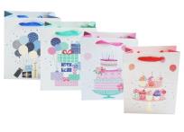 Opakowanie Torebka ozdobna płaska pionowa średnia Urodziny