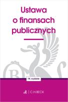 Okładka książki Ustawa o finansach publicznych