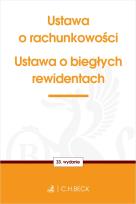 Okładka książki Ustawa o rachunkowości oraz ustawa o biegłych rewidentach