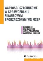 Okładka książki Wartości szacunkowe w sprawozdaniu finansowym...