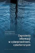 Okładka książki Zagrożenia informacji w cyberprzestrzeni...