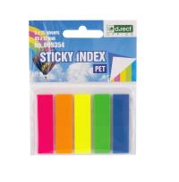 Opakowanie Zakładki indeksujące Pet 45x12mm D.RECT