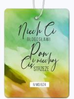 Opakowanie Zawieszka zapachowa - Ocena IV Mojż 6,24 zieleń