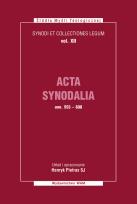 Okładka książki Acta Synodalia T.XII - od 553 do 600 roku
