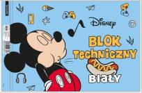 Opakowanie Blok techniczny biały A4/10K Mickey Mouse