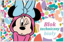 Opakowanie Blok techniczny biały A4/10K Minnie Mouse