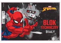 Opakowanie Blok techniczny biały A4/10K Spider Man