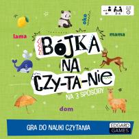 Okładka książki Bójka na czytanie Gra do nauki czytania