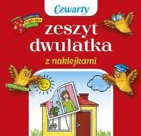 Okładka książki Czwarty zeszyt dwulatka z naklejkami