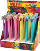 Opakowanie Długopis Fancy Sowa niebieski (36szt). 89038