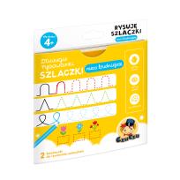 Okładka książki DŁUUUGIE RYSOWANKI RYSUJĘ SZLACZKI NIECO TRUDNIEJSZE 4+ CZUCZU