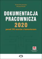 Okładka książki Dokumentacja pracownicza 2020  ponad 330 wzorów