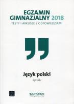 Okładka książki Egzamin gimnazjalny - Testy polonist. 2018 OPERON