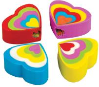 Opakowanie Gumka do ścierania Serce mix 88029