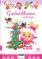 Okładka książki Gwiazdkowe zabawy. Książeczka edukacyjna + 30 naklejek