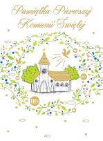 Okładka książki KARNET B6 KOMUNIA Z KIESZONKĄ KOŚCIÓŁ