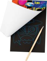 Opakowanie Kartki do grawerowania z patyczkiem bambusowym 5K