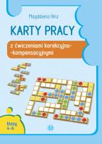 Okładka książki Karty pracy z ćwiczeniami korekcyjno-kompensacyjnymi 4-6