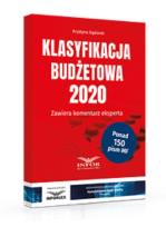 Okładka książki Klasyfikacja Budżetowa 2020