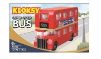 Opakowanie Klocki Kloksy Miasto Autobus piętrowy 116 el.
