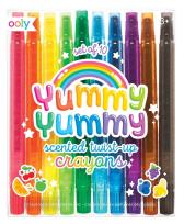 Opakowanie Kredki pachnące wykręcane 10 kolorów