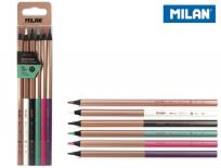 Opakowanie Kredki sześciokątne 6 kolorów MILAN