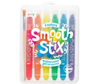 Opakowanie Kredki żelowe akwarelowe 6 kolorów + pędzelek