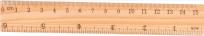 Opakowanie Linijka drewniana 15cm 80941