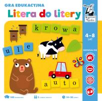 Okładka książki Litera do litery. Gra edukacyjna