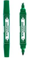 Opakowanie Marker suchościeralny dwustronny zielony (12szt)